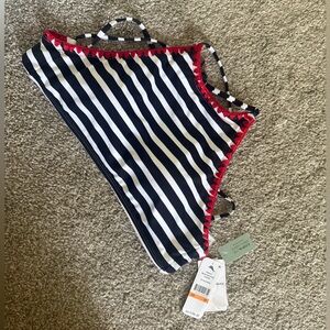 Tommy Bahama Black and White Striped Bikini